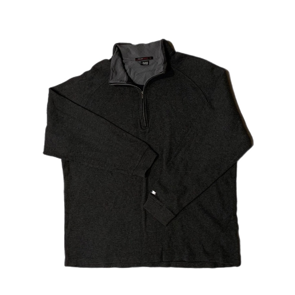 Used Nike Tiger Woods Collection Dark Grey Half Zip Size XXL